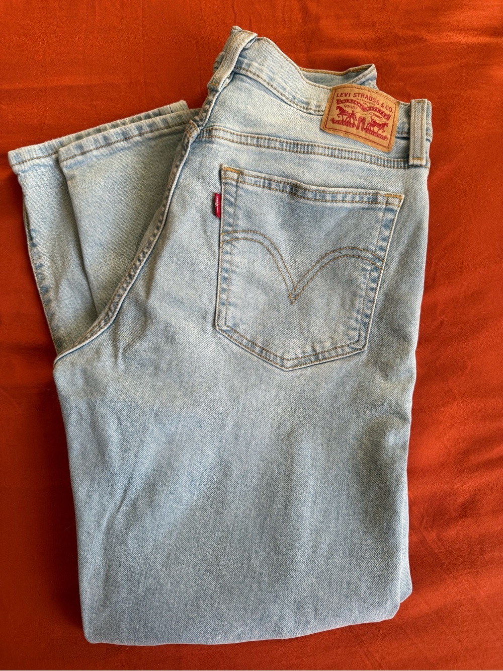 Levi's Light Blue Denim Jeans with Red Tab